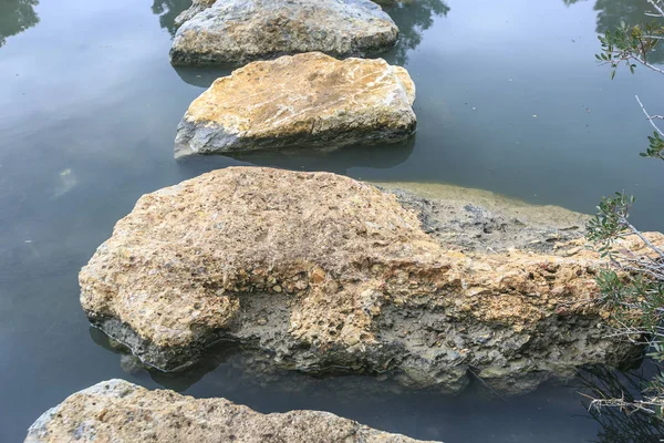 Путь Камней Над Морем — стоковое фото