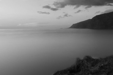 Deniz kıyısında Tenerife.Canary Adaları