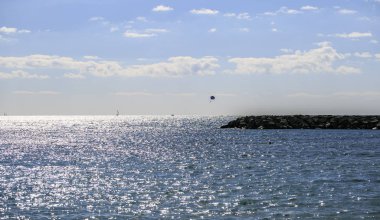 Deniz kıyısında Tenerife.Canary Adaları