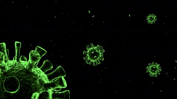 Koronavírus Világjárvány Kovid — Stock videók