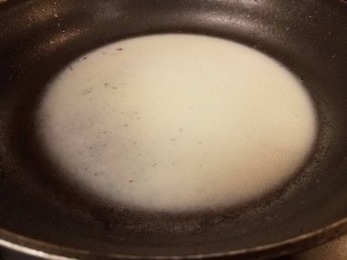 Domuz yağı ya da tavada ya da tavada yağ