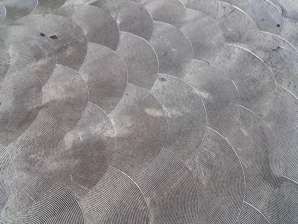 Grey pavement or cement with circular pattern —  Fotos de Stock