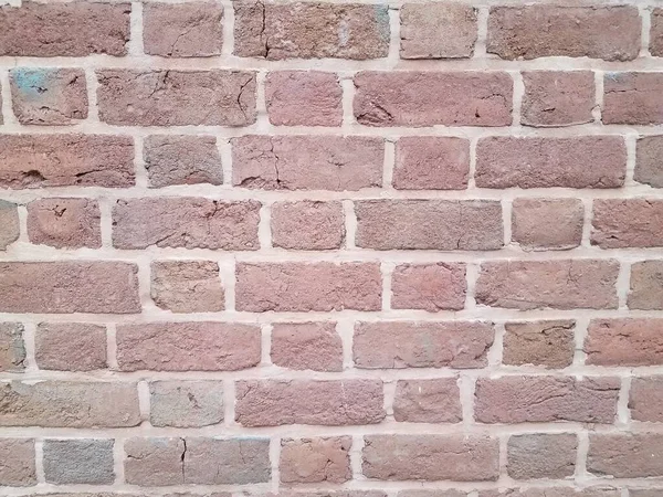 Ściana z czerwonej cegły lub mur lub tło — Zdjęcie stockowe