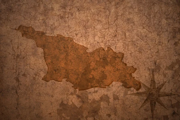 Джорджія карта на vintage зламати фоновий рисунок тло — стокове фото
