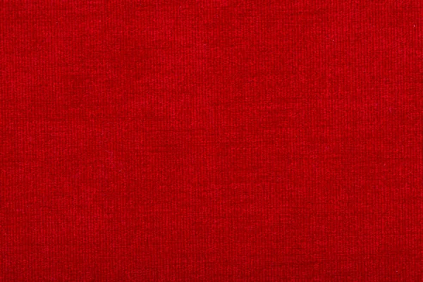 Tecido de linho natural para bordado. Cor vermelha . — Fotografia de Stock