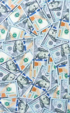 Dağınık Doları banknot soyut kesintisiz olarak arka plan.