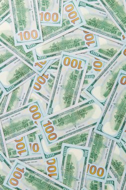 Dağınık Doları banknot soyut kesintisiz olarak arka plan.