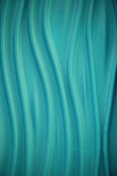 Turquoise textuur golvende achtergrond. Interieur wanddecoratie. Abstracte lijnen. — Stockfoto