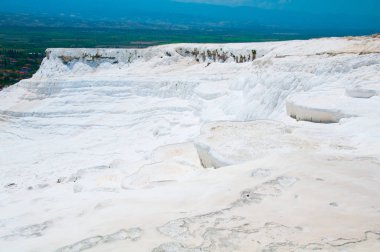 Pamukkale, Denizli ili güneybatı Türkiye'de doğal Sit.