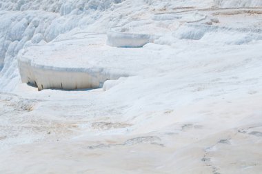 Pamukkale, Denizli ili güneybatı Türkiye'de doğal Sit.