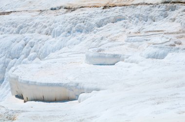 Pamukkale, Denizli ili güneybatı Türkiye'de doğal Sit.