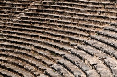 Hierapolis antik kalıntıları adımlar arka plan