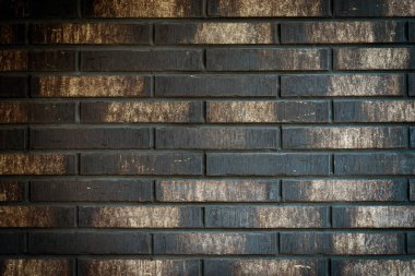 Altın vintage tuğla duvar veya çit doku grunge arka plan