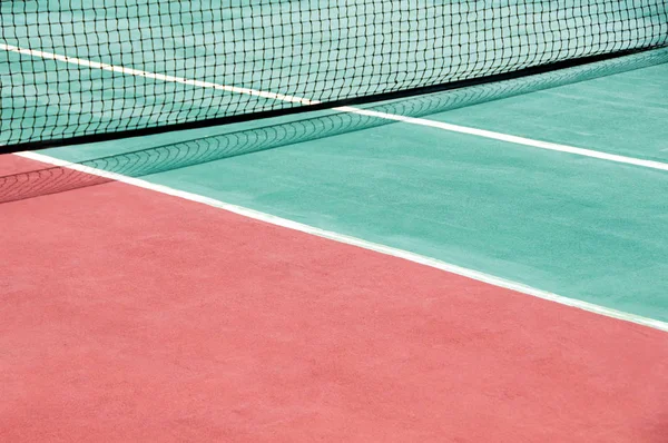 Maschen auf dem Tennisplatz. großer Tennishintergrund. — Stockfoto