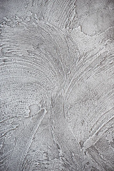 Masilla gris texturizada. Fondo vintage o grueso de textura de estuco veneciano como pared de patrón. —  Fotos de Stock