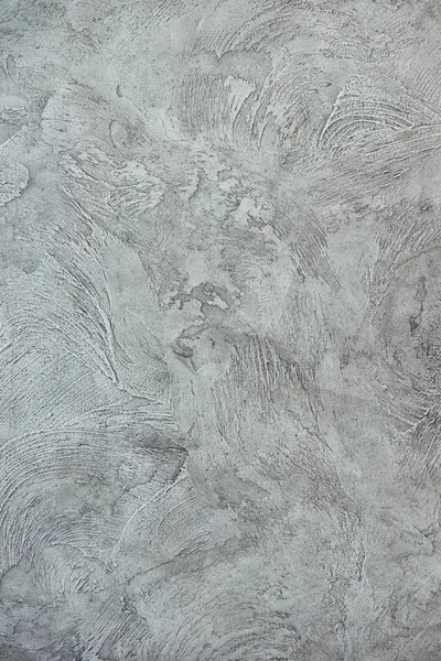 Masilla gris texturizada. Fondo vintage o grueso de textura de estuco veneciano como pared de patrón. —  Fotos de Stock