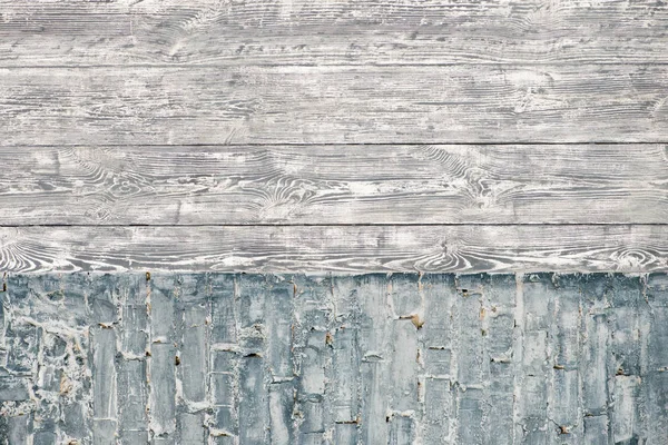 灰色のレンガの壁の背景。塗られたレンガのテクスチャ. — ストック写真