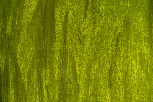Fundo verde untada com escovas, textura da parede — Fotografia de Stock