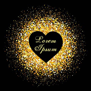 Kartpostal için Festival arka plan Sevgililer s gün için kalp. Vektör çizim