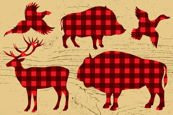 Sülün, yaban domuzu, Bizon, geyik, ördek ile Restoran Menü