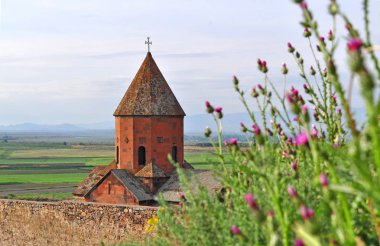 Khor Virap Monastery  in Armenia clipart