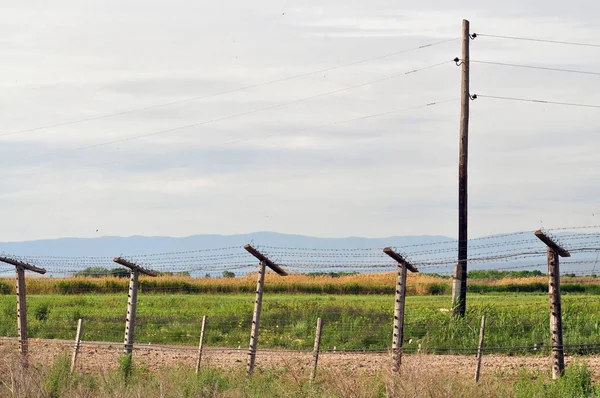 A fronteira entre a Arménia e a Turquia . — Fotografia de Stock