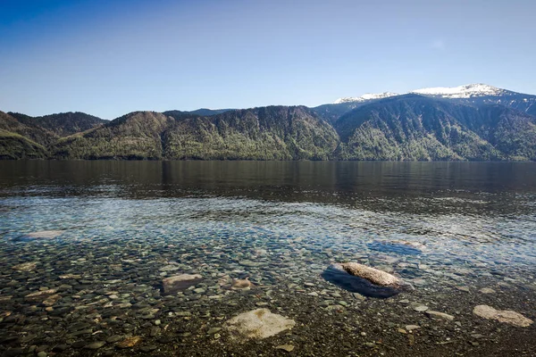 La República de Altai. Lago Teletskoye —  Fotos de Stock