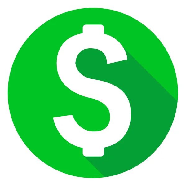 dolar veya para Icon set malzeme tasarımı tarzı