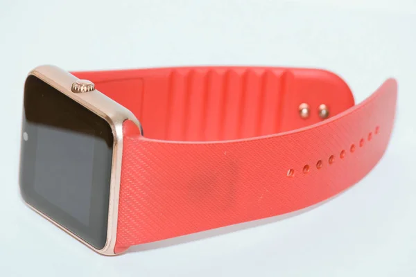 Wrist smart Watch and phone — Stock Photo, Image