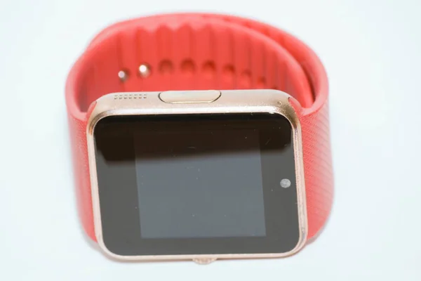 Wrist smart Watch and phone — Stock Photo, Image