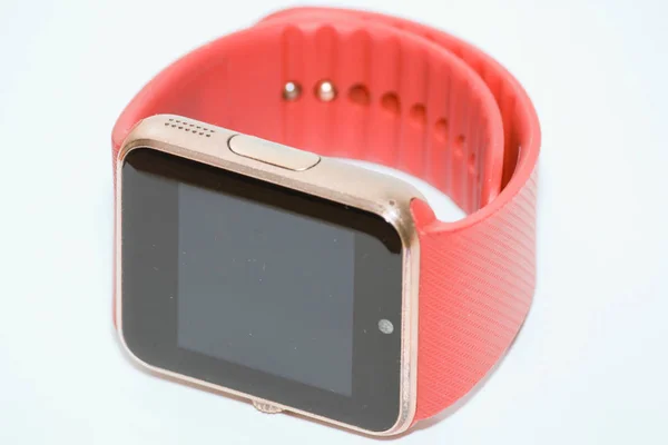 Wrist smart Watch and phone — Stock Photo, Image