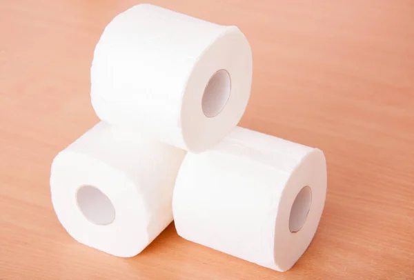 Papel higiénico blanco — Foto de Stock