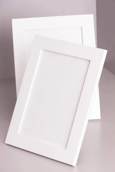 Frame photo white — Stock Photo, Image