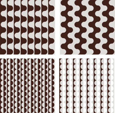 Siyah-beyaz taşıyıcı desen ve süsler. Soyut etnik arkaplan (kalıp))