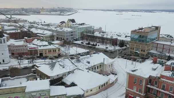 Invierno Nizhny Novgorod — Vídeo de stock