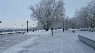 Yürüyüş sokak Kremlin Nijniy Novgorod
