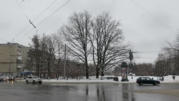 Plaza Gorki en Nizhny Novgorod — Vídeos de Stock