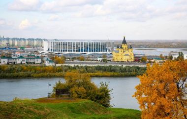 Nijniy Novgorod yeni bir stadyum inşaatı