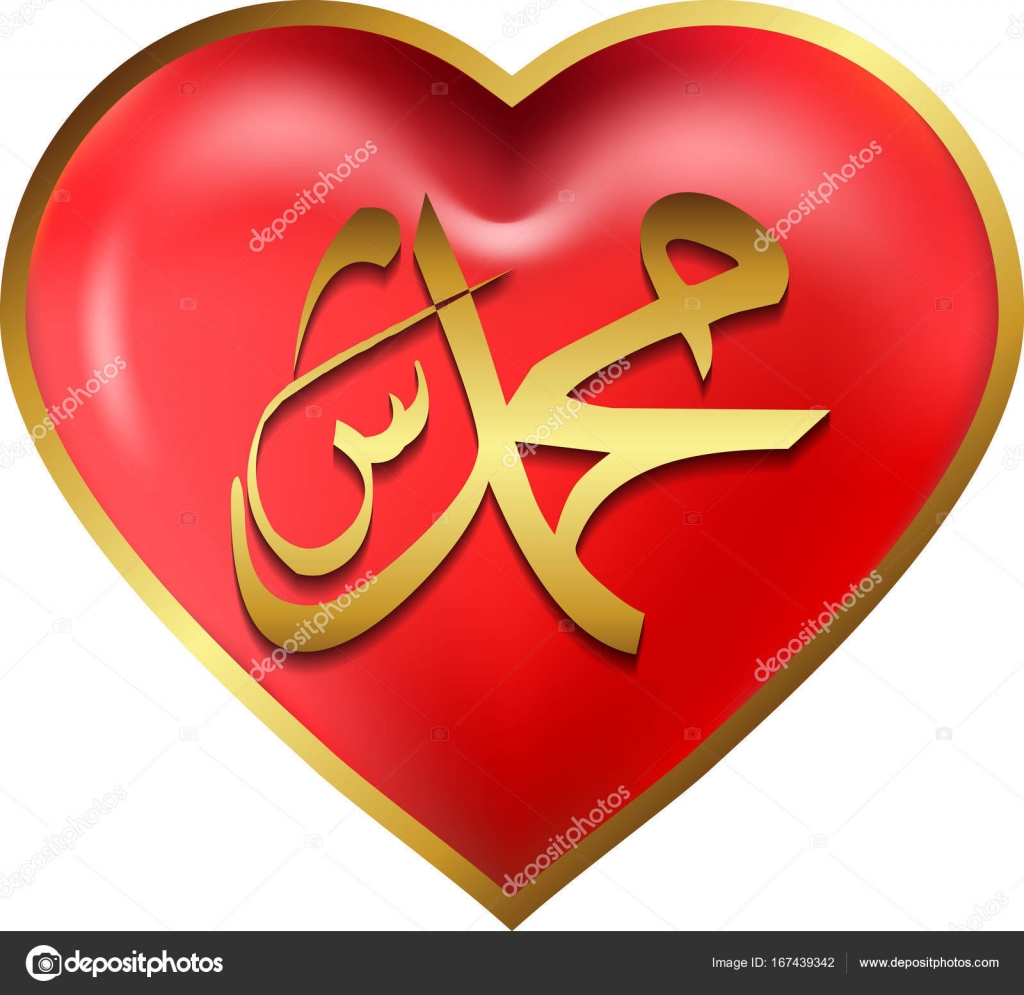 I love muhammad — Stock Vector ©