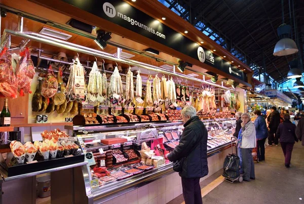 Più grande mercato alimentare fresco di Barcellona — Foto Stock