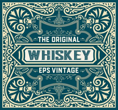 Dekoratif-süsleme elementler ile Barok tasarım