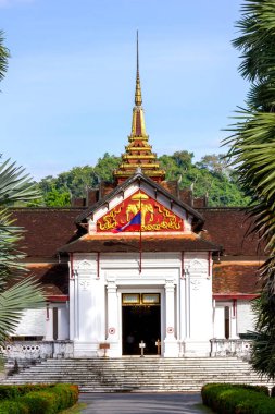 dikey görüntü Luang Prabang Laos Kraliyet Sarayı Ulusal Müzesi