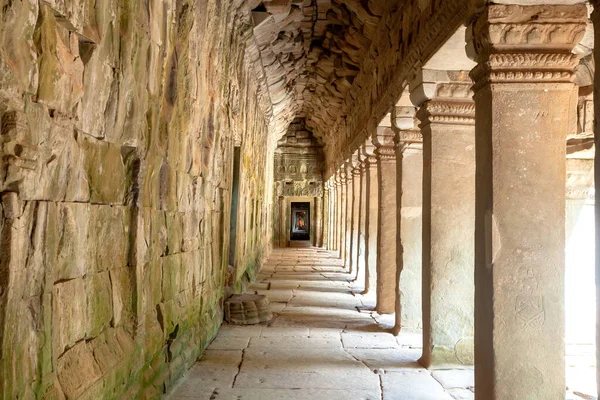 Angkor Wat Tapınağı Kamboçya Sütunları — Stok fotoğraf