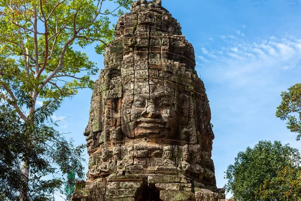 Gülen Taş Krong Siem Kamboçya Barok Klasik Tarzın Çarpıcı Ifadesiyle — Stok fotoğraf