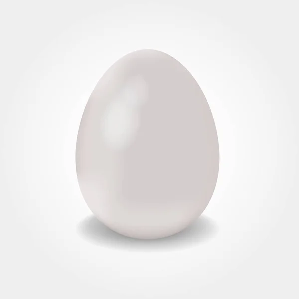 Silver easter egg — Stock Vector