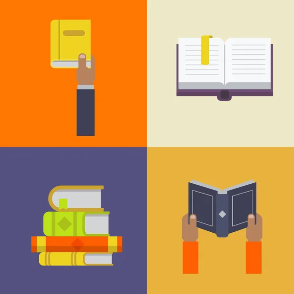 Education icons set — Stock Vector