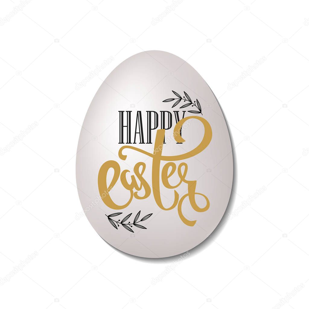 Happy Easter greeting card