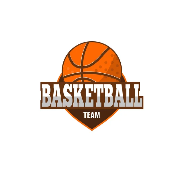 Basketbol spor logo — Stok Vektör