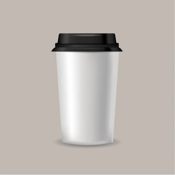 Taza de café de papel — Vector de stock