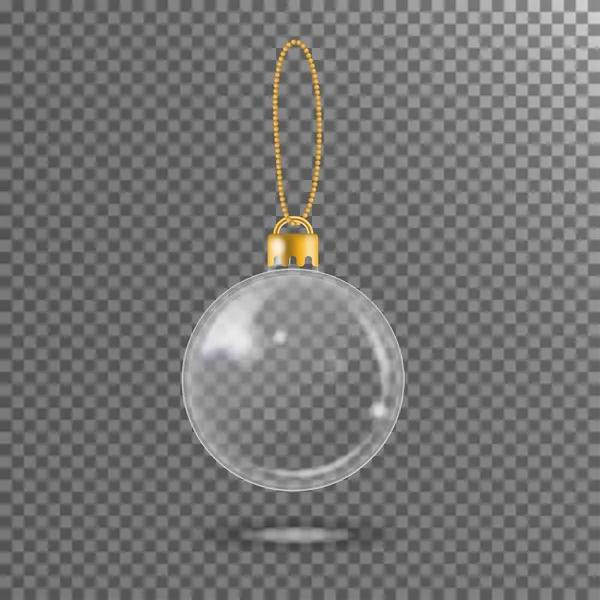 Vánoční skleněný míč — Stockový vektor